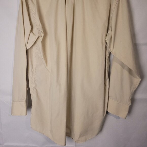 Giorgio Brutini Men’s Shirt, Oxford, Khaki, Button Up, M - Picture 3 of 4